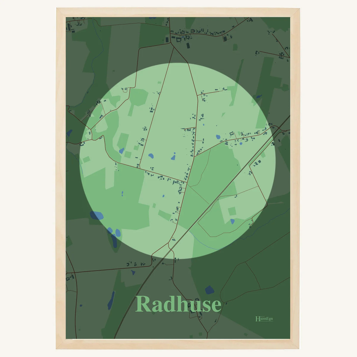 Radhuse plakat – Centrum 2026 – Lys pastel grøn