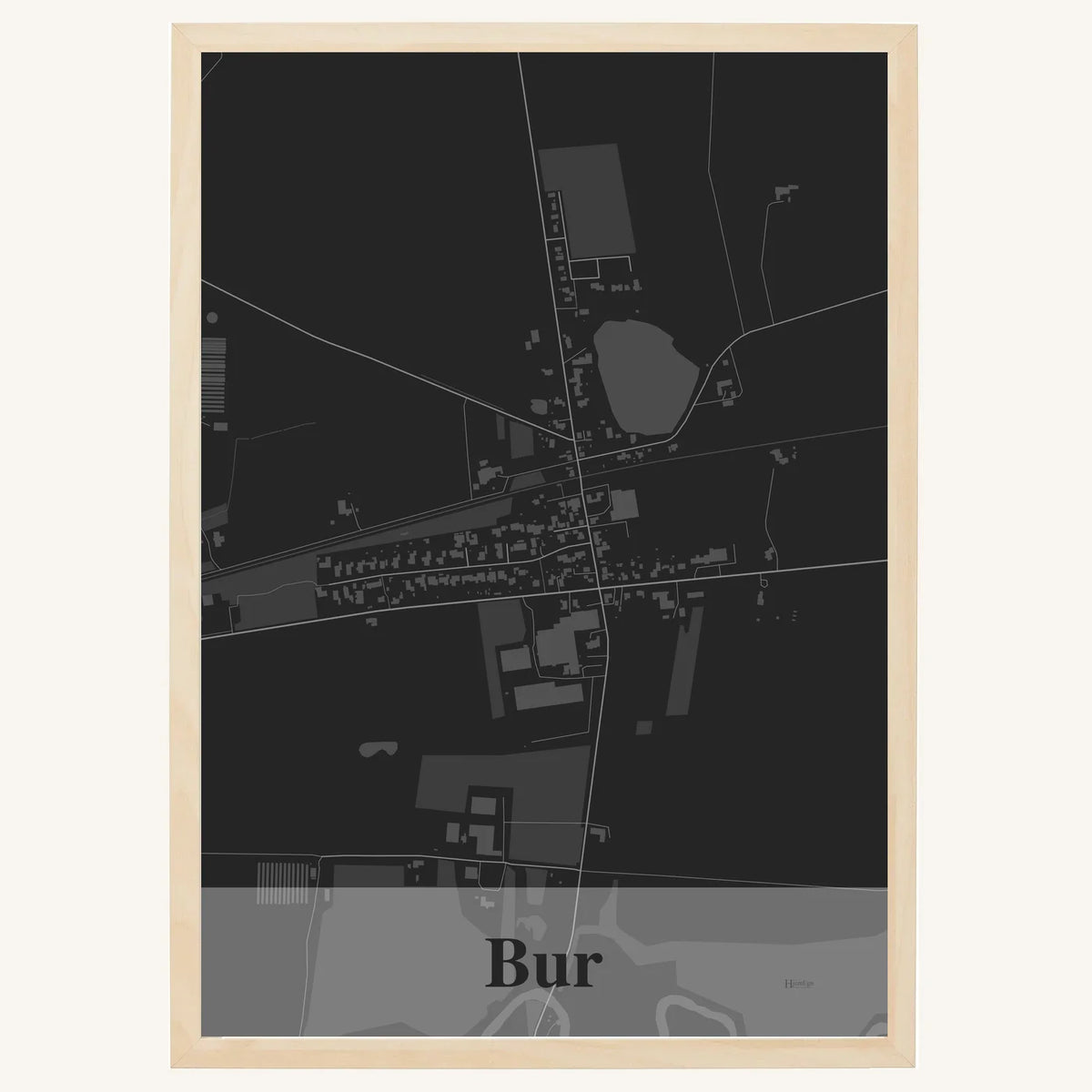 Bur plakat – Firkantet 2026 – Mørk grå