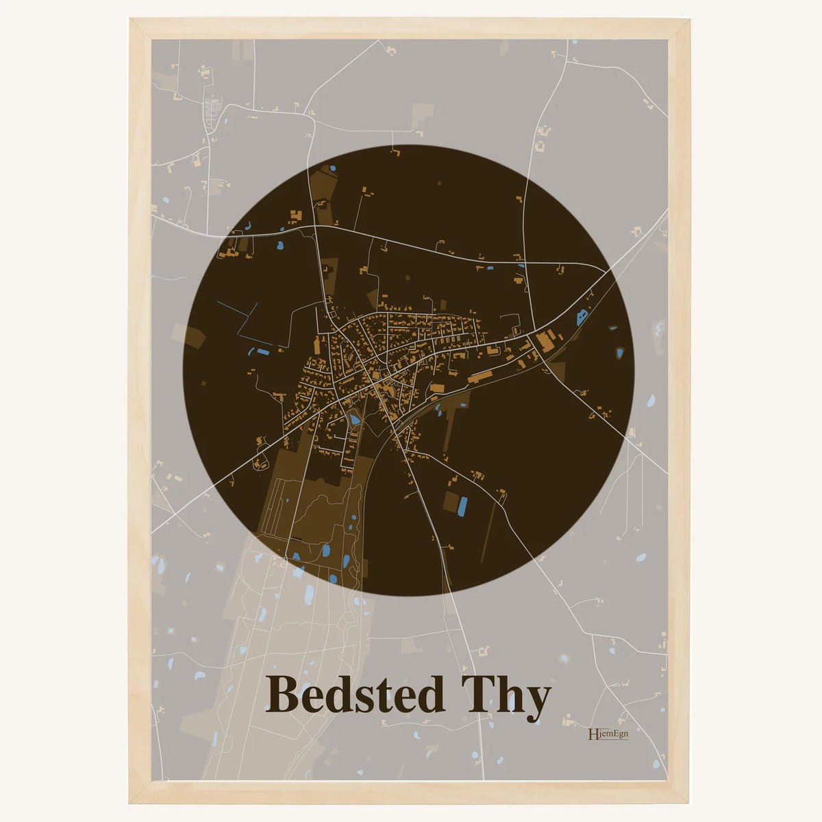 Bedsted Thy plakat – Centrum 2026 – Mørk brun