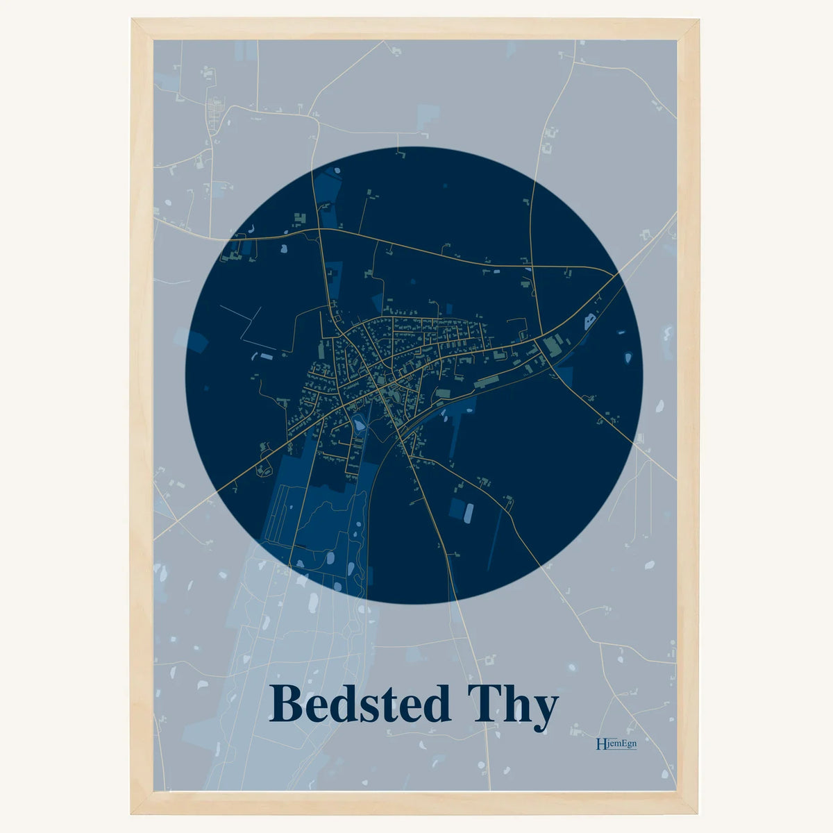 Bedsted Thy plakat – Centrum 2026 – Mørk blå