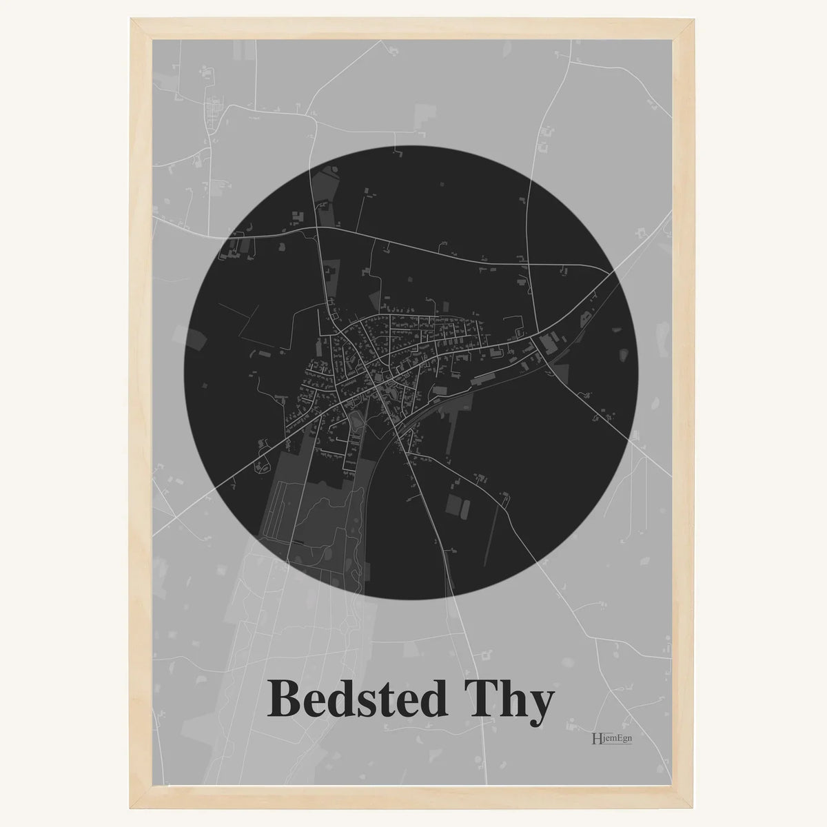 Bedsted Thy plakat – Centrum 2026 – Mørk grå