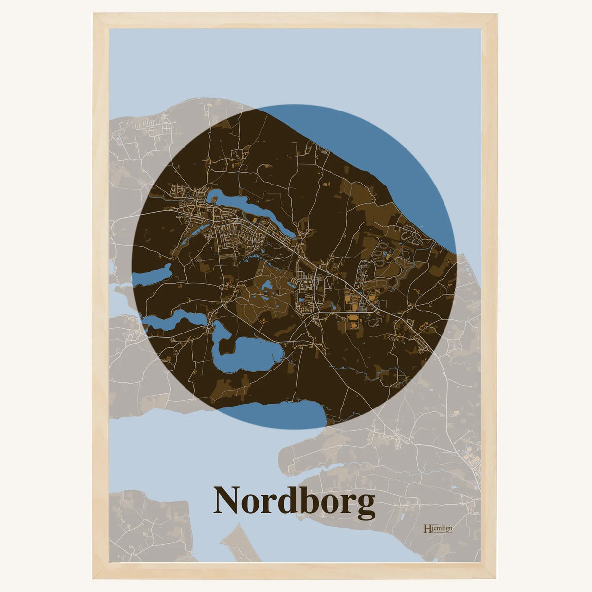 Nordborg plakat – Centrum 2026 – Mørk brun
