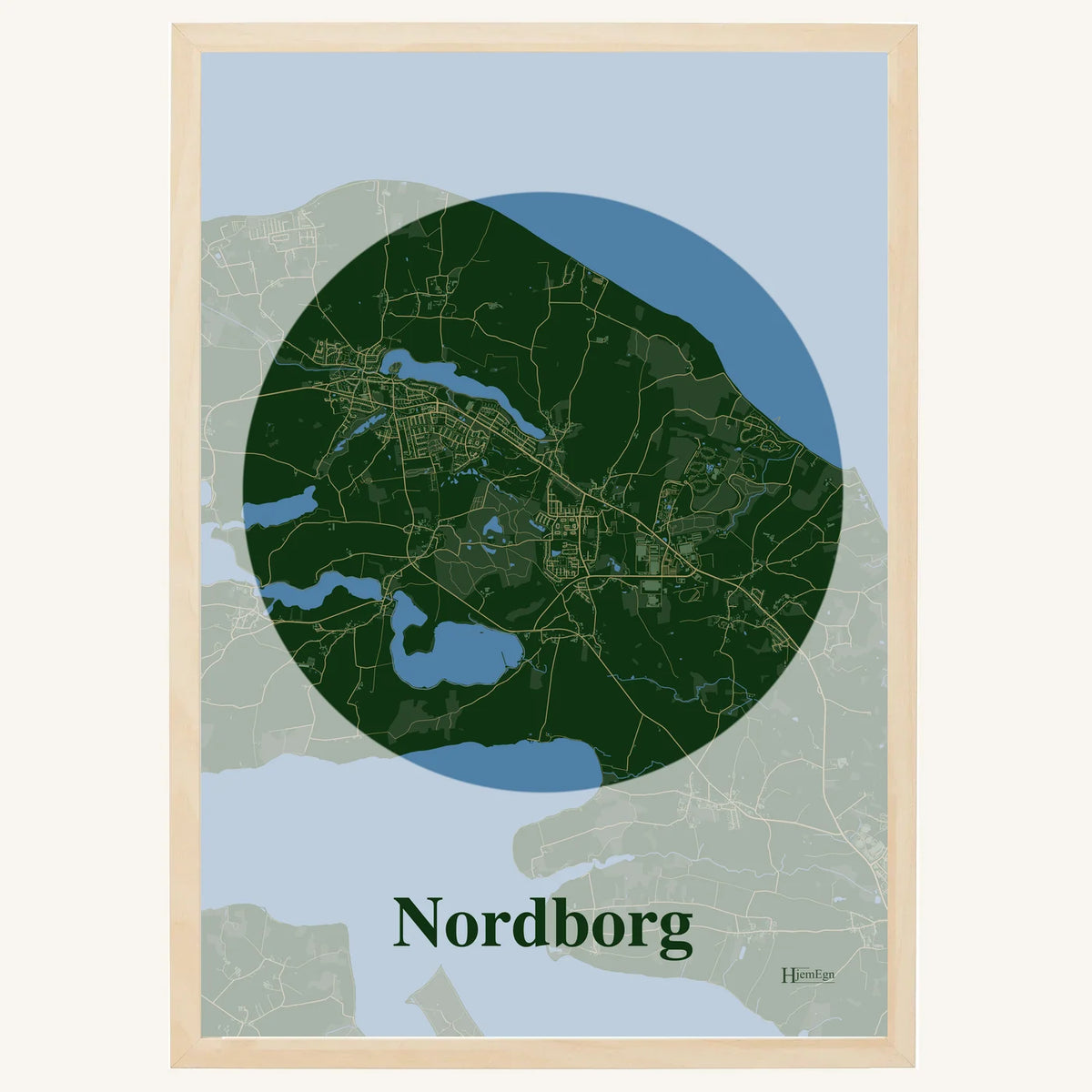 Nordborg plakat – Centrum 2026 – Mørk grøn