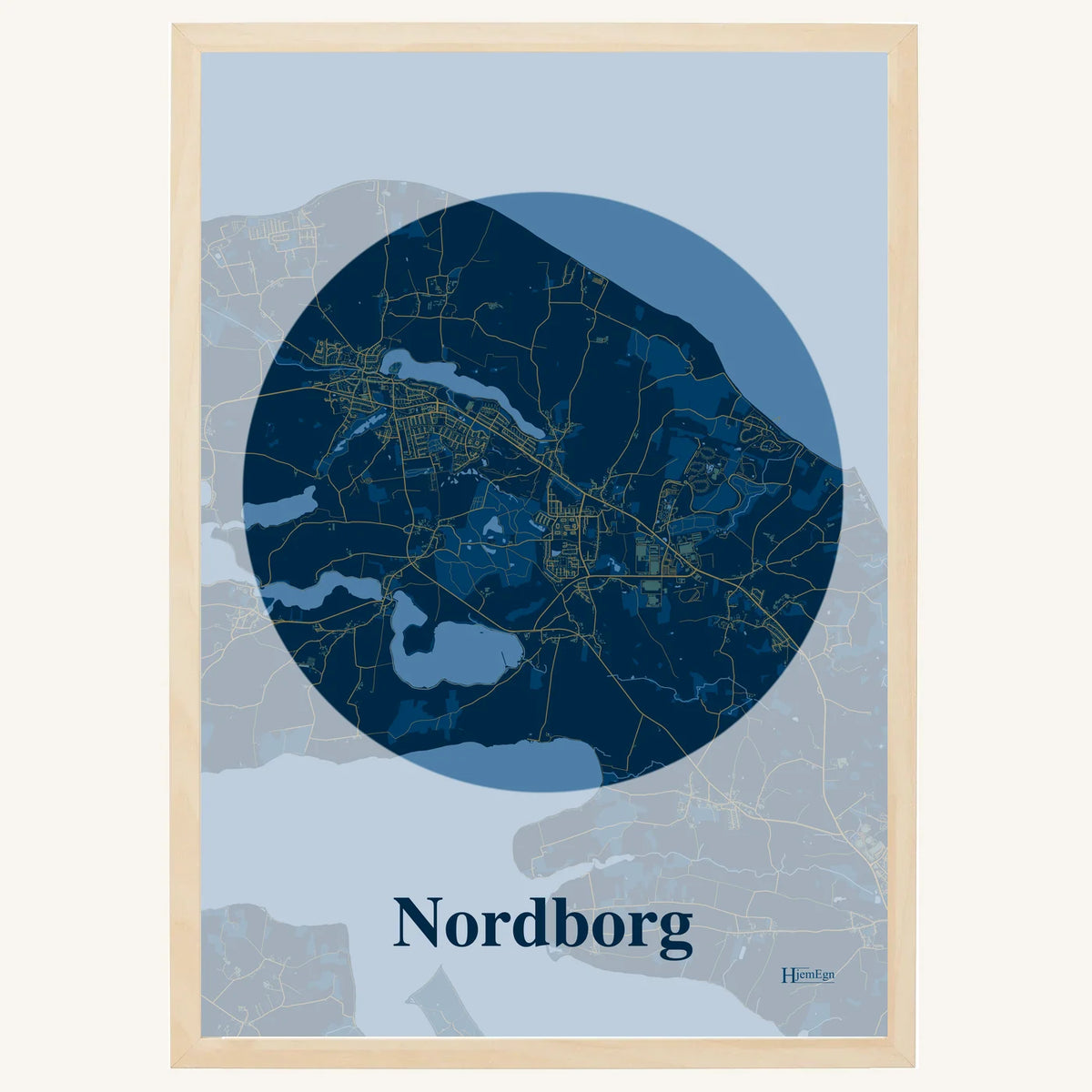 Nordborg plakat – Centrum 2026 – Mørk blå