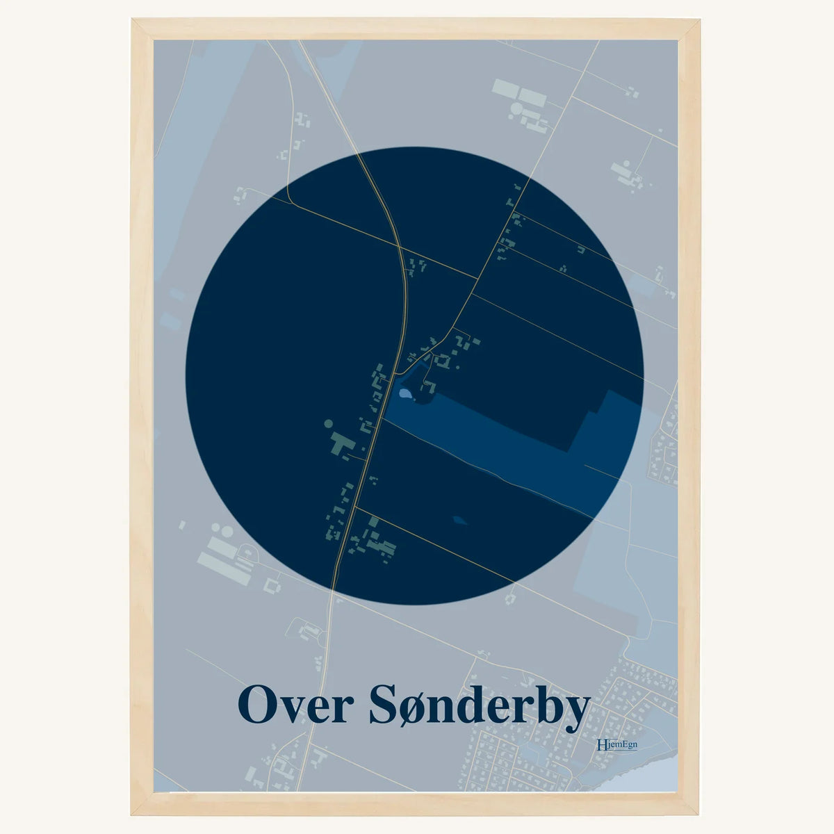 Over Sønderby plakat – Centrum 2026 – Mørk blå