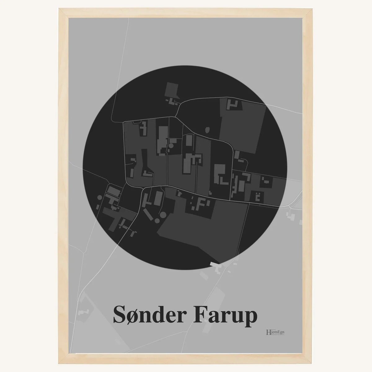 Sønder Farup plakat – Centrum 2026 – Mørk grå