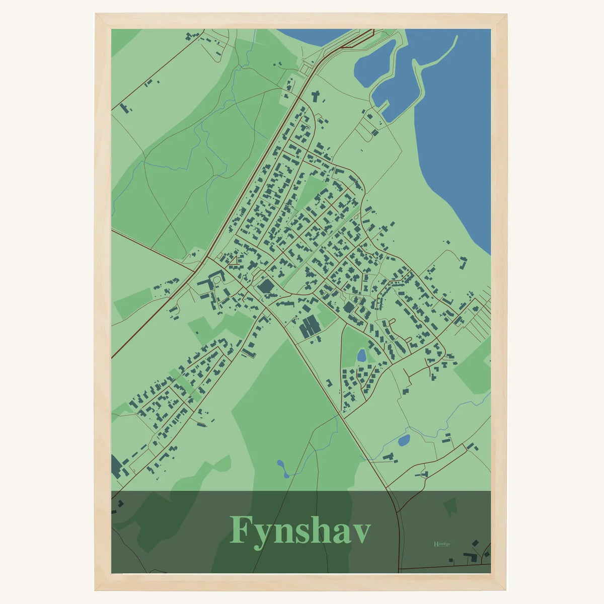 Fynshav plakat – Firkantet 2026 – Lys pastel grøn