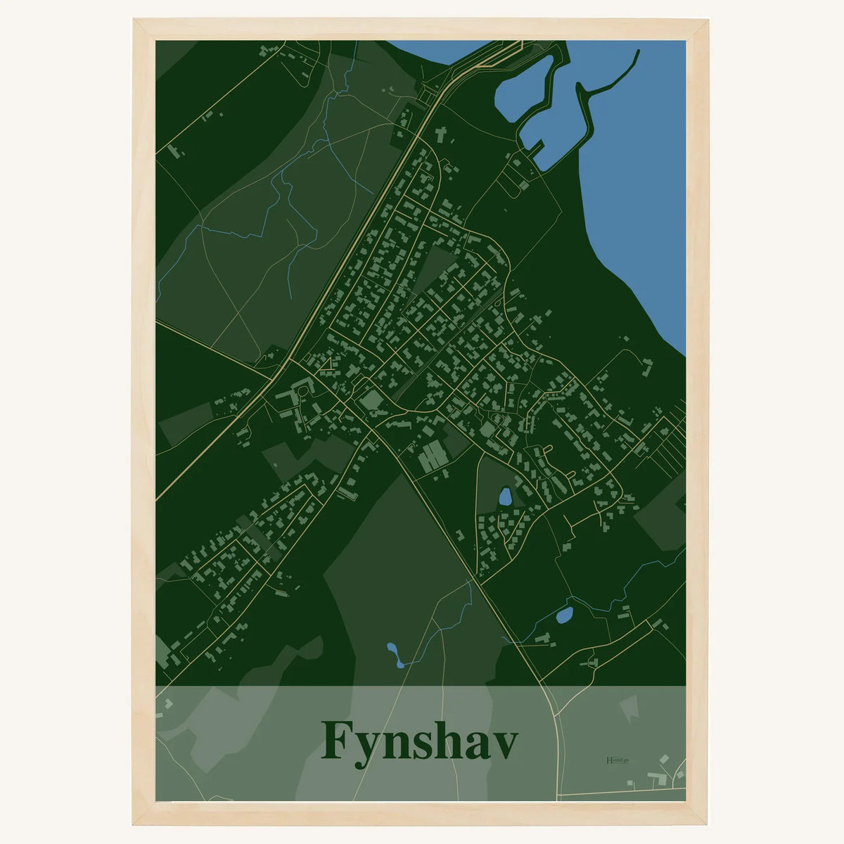 Fynshav plakat – Firkantet 2026 – Mørk grøn
