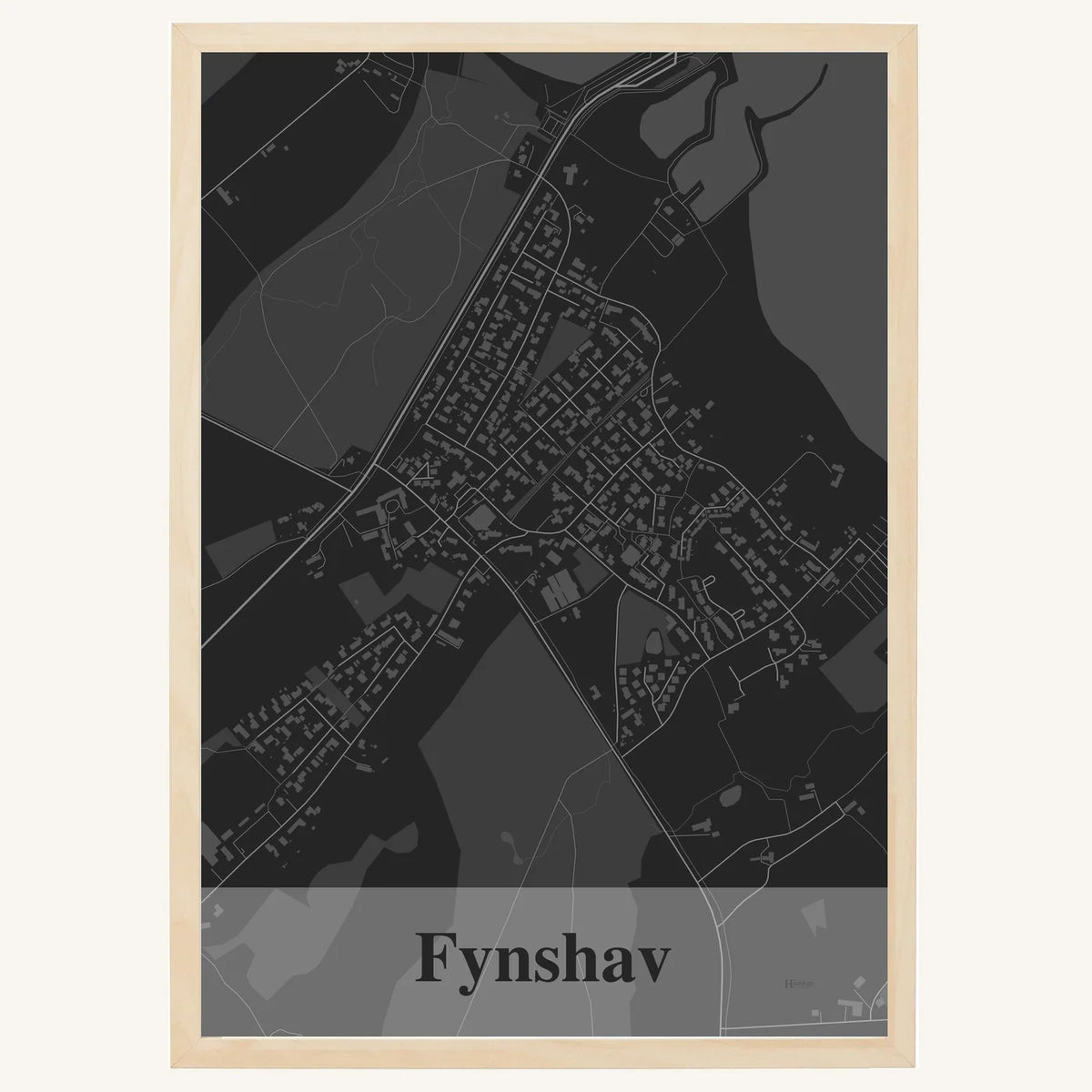 Fynshav plakat – Firkantet 2026 – Mørk grå