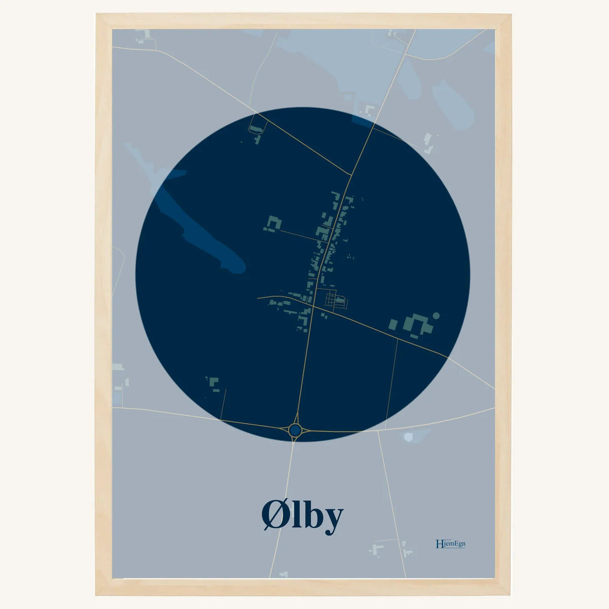 Ølby plakat – Centrum 2026 – Mørk blå