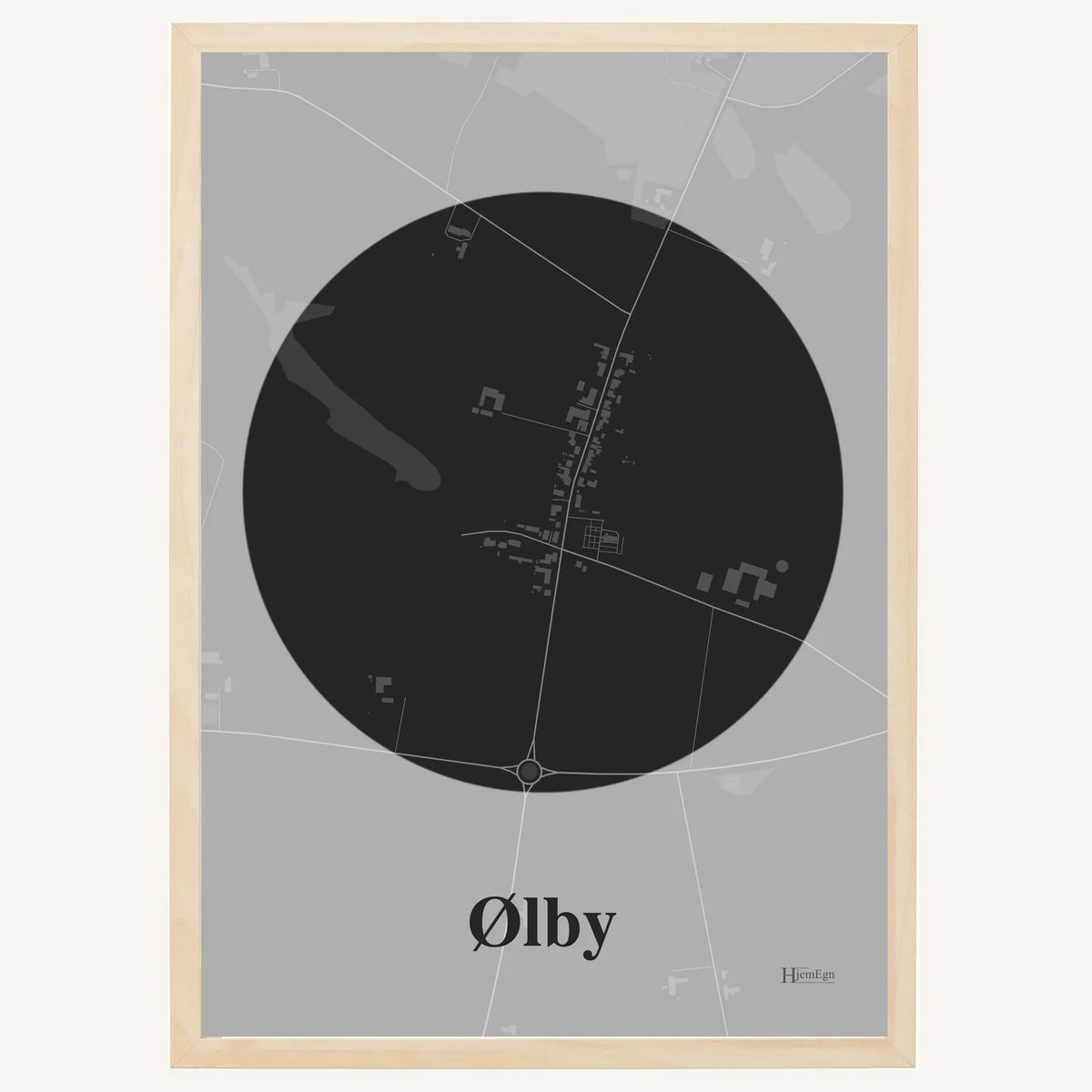 Ølby plakat – Centrum 2026 – Mørk grå