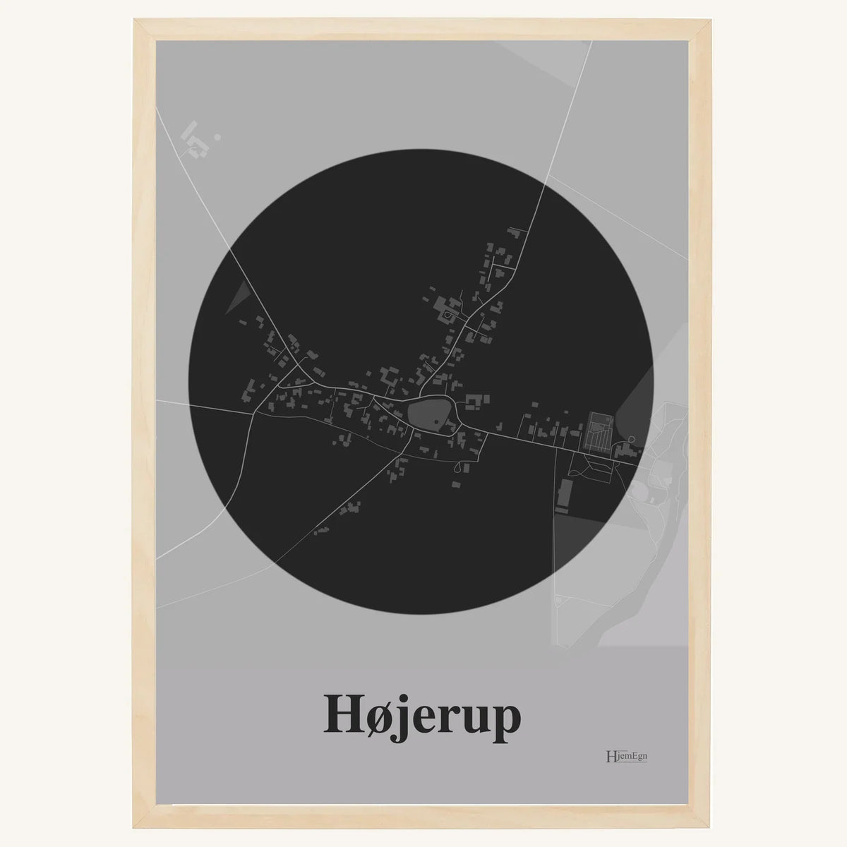 Højerup plakat – Centrum 2026 – Mørk grå