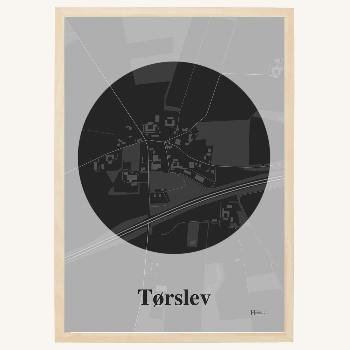 Tørslev plakat – Centrum 2026 – Mørk grå