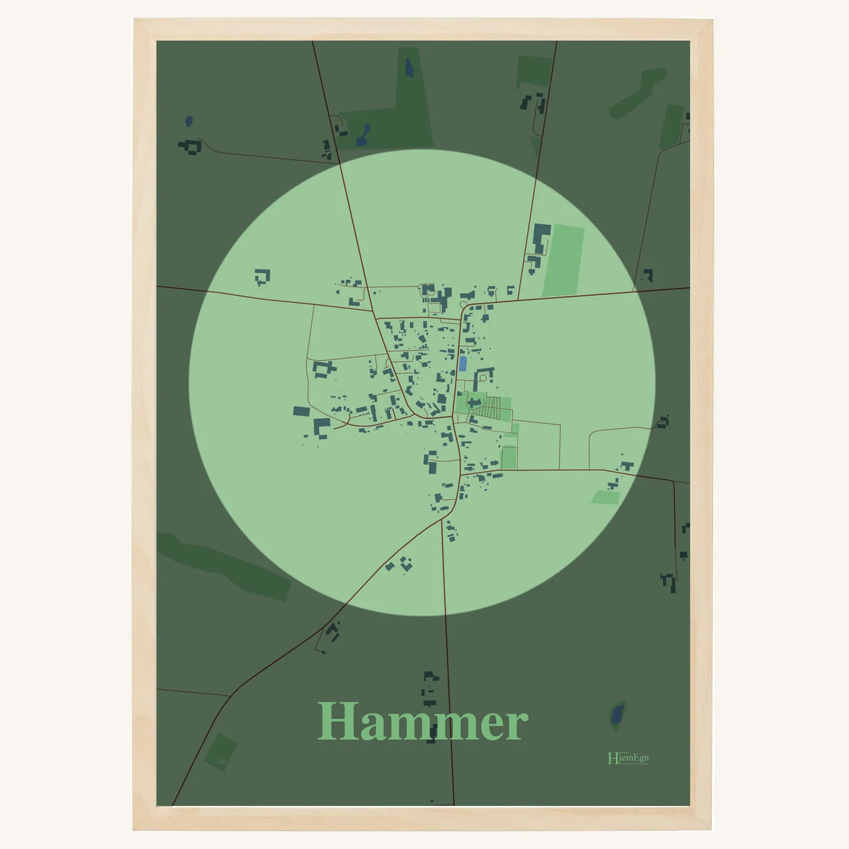 Hammer plakat – Centrum 2026 – Lys pastel grøn