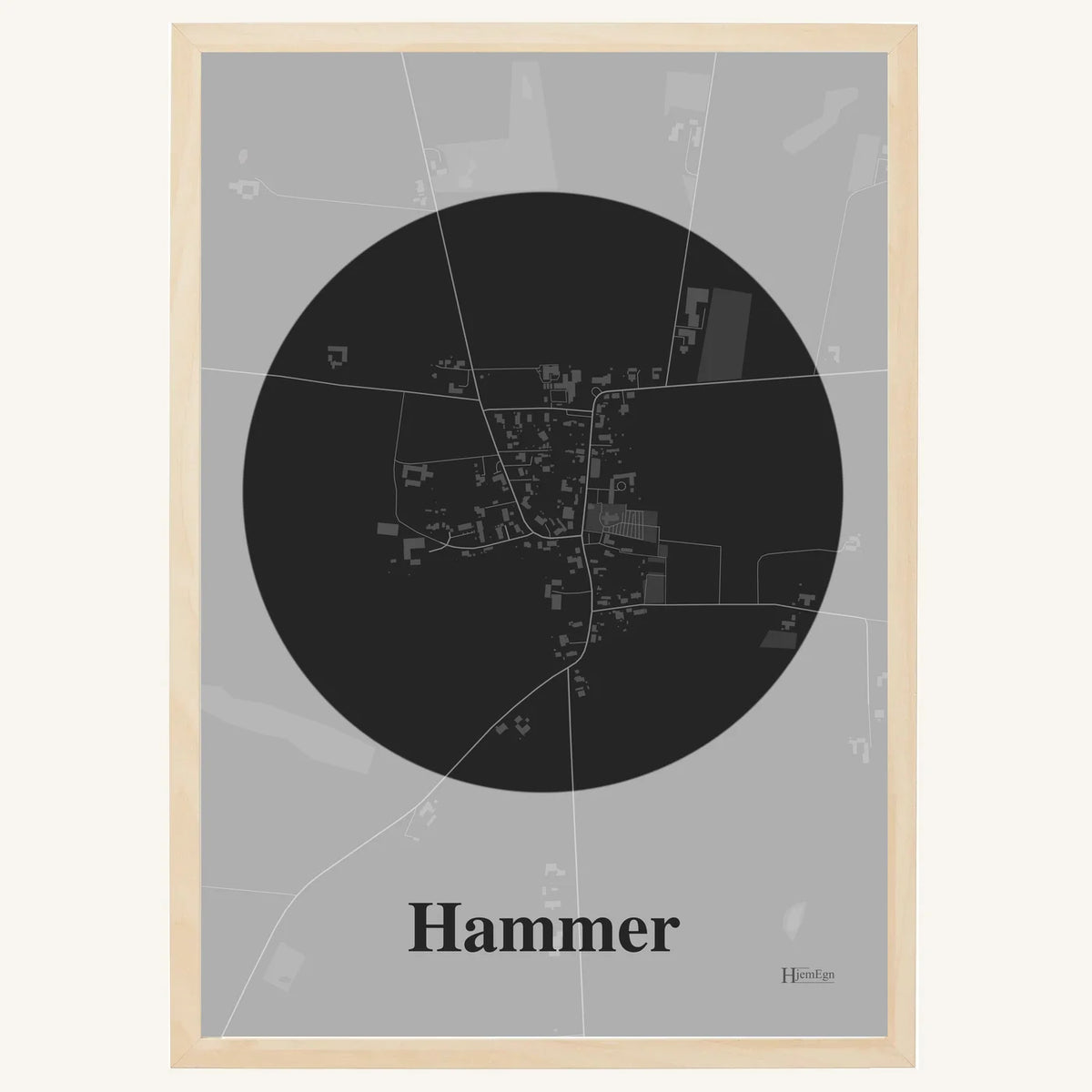 Hammer plakat – Centrum 2026 – Mørk grå
