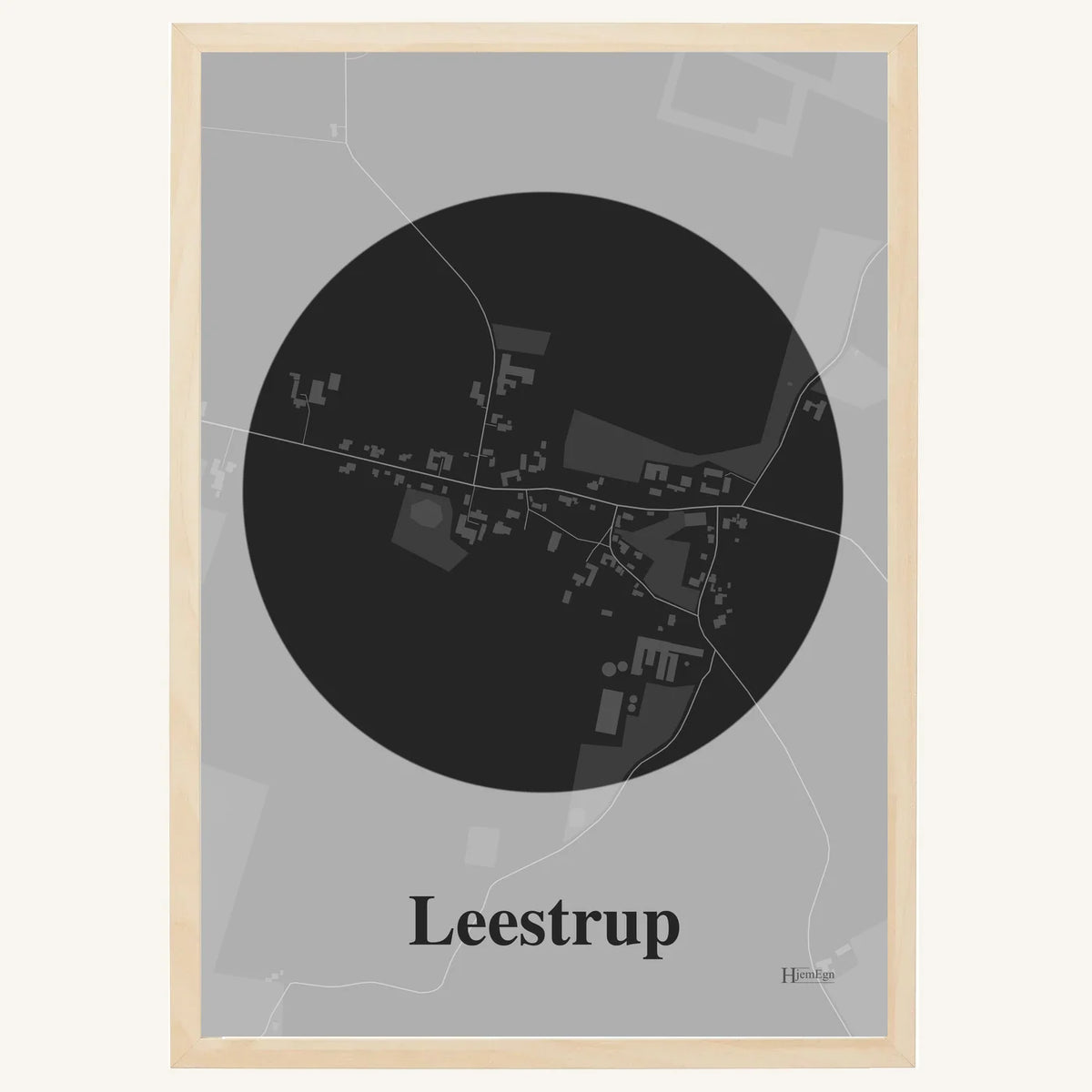 Leestrup plakat – Centrum 2026 – Mørk grå