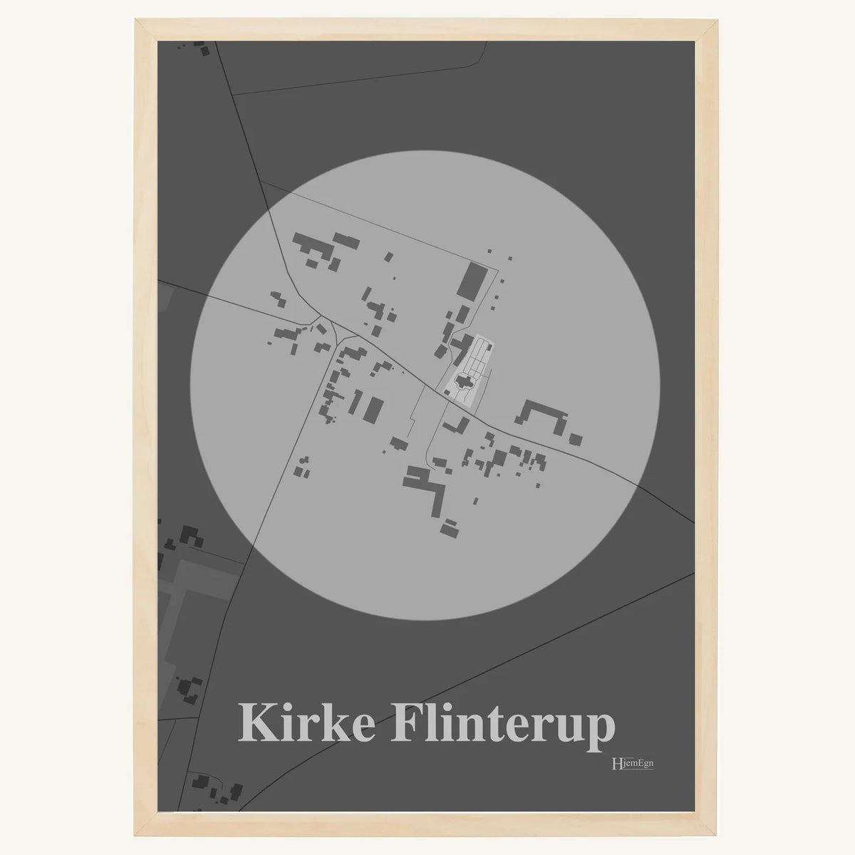 Kirke Flinterup plakat – Centrum 2026 – Lys pastel grå