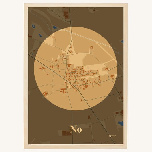 No plakat – Centrum 2026 – Lys pastel brun