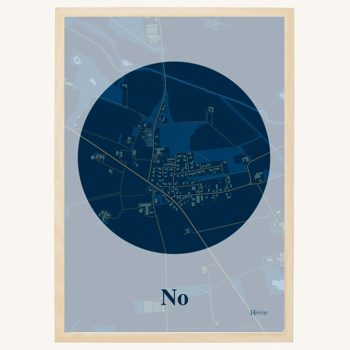 No plakat – Centrum 2026 – Mørk blå