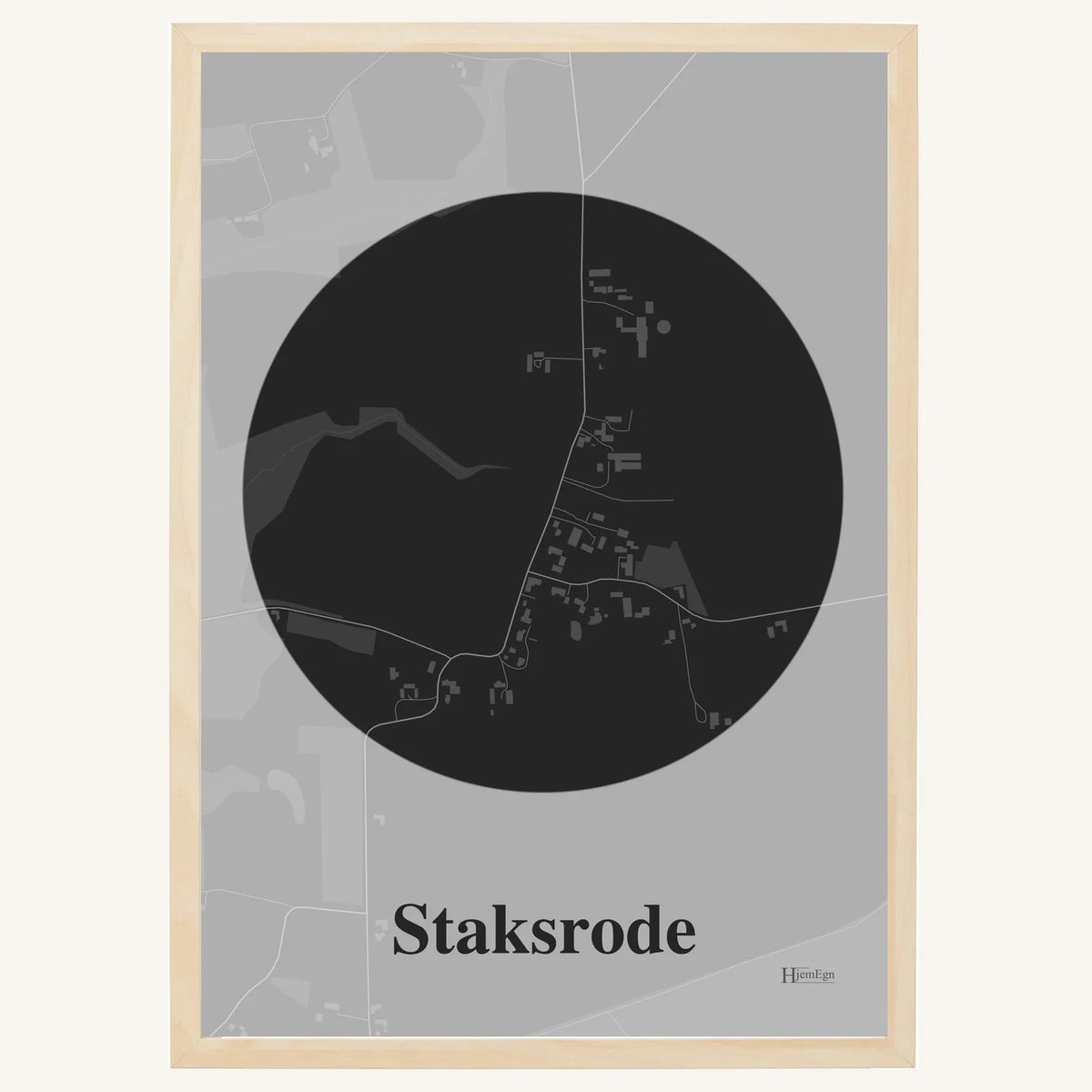 Staksrode plakat – Centrum 2026 – Mørk grå