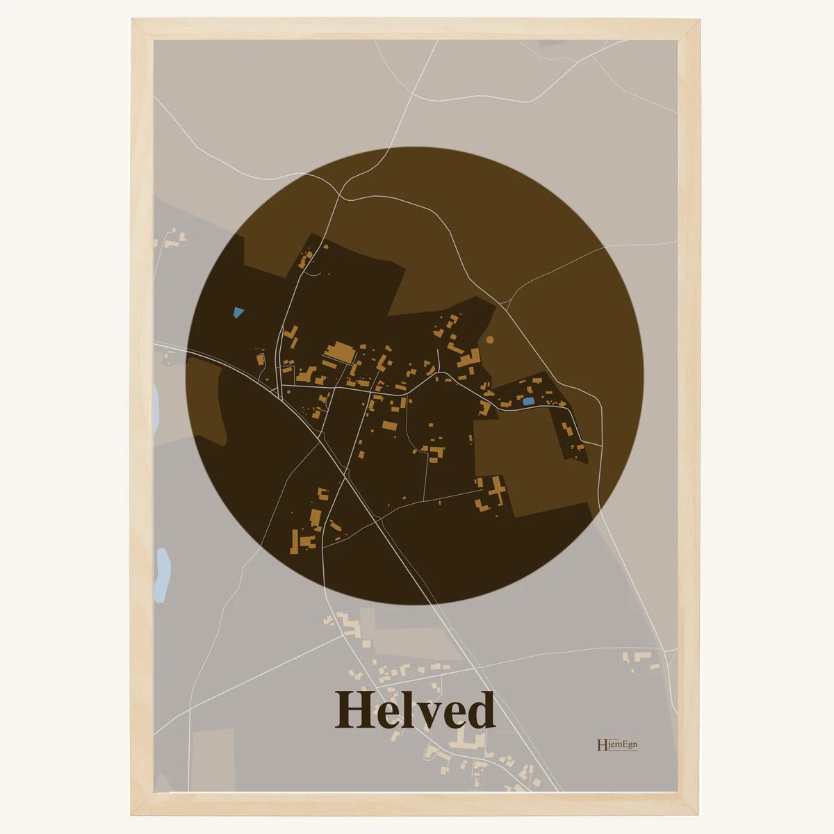 Helved plakat – Centrum 2026 – Mørk brun
