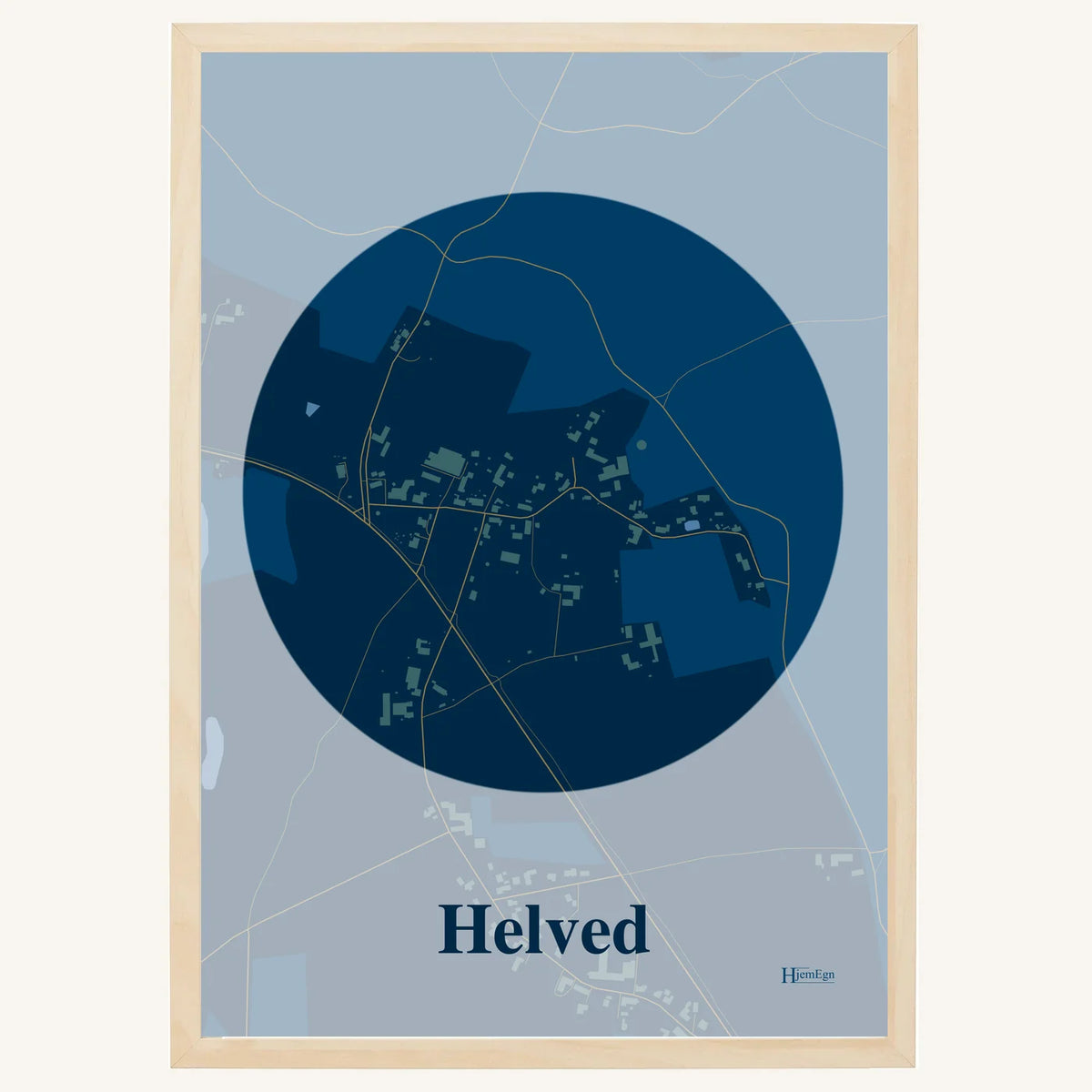 Helved plakat – Centrum 2026 – Mørk blå