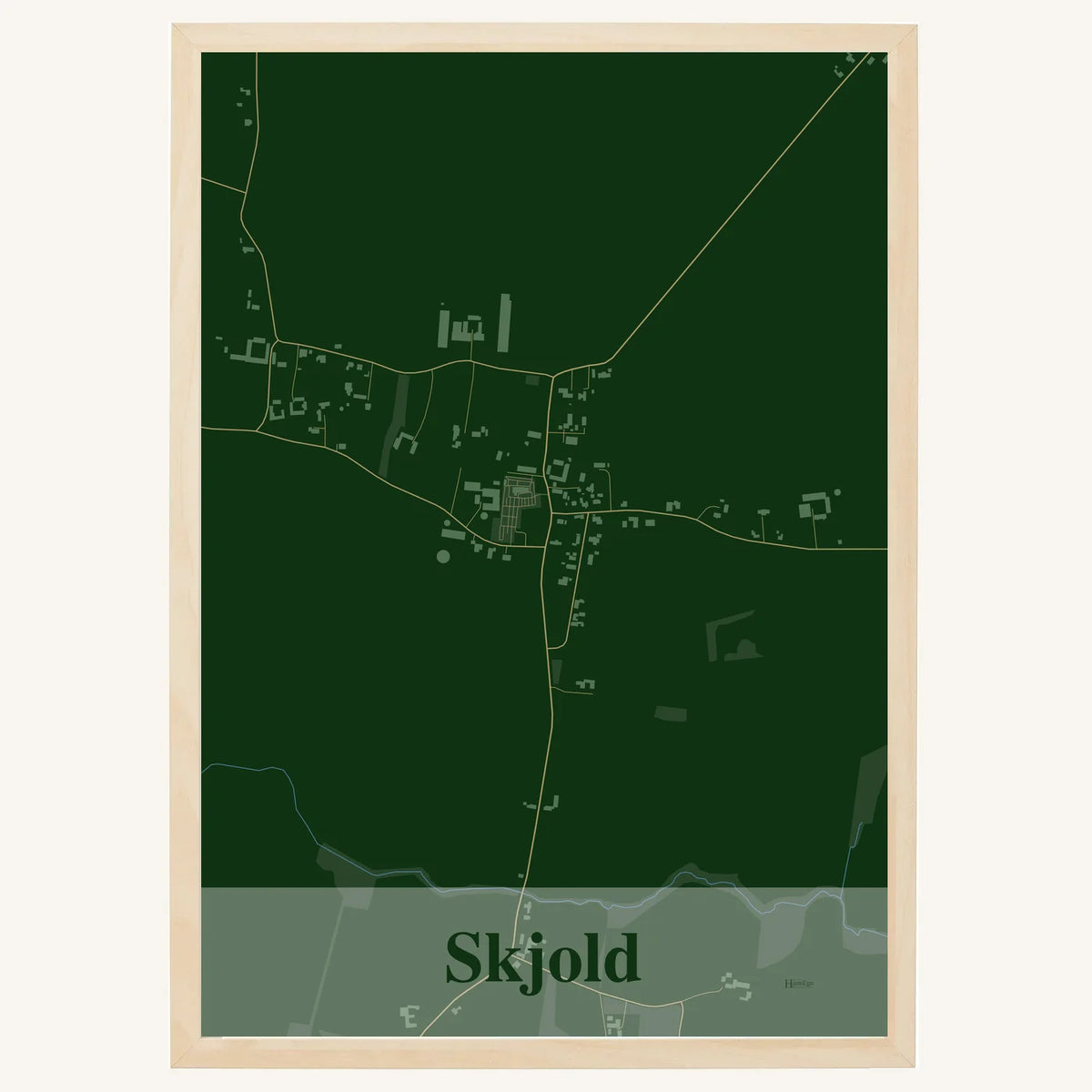 Skjold plakat – Firkantet 2026 – Mørk grøn