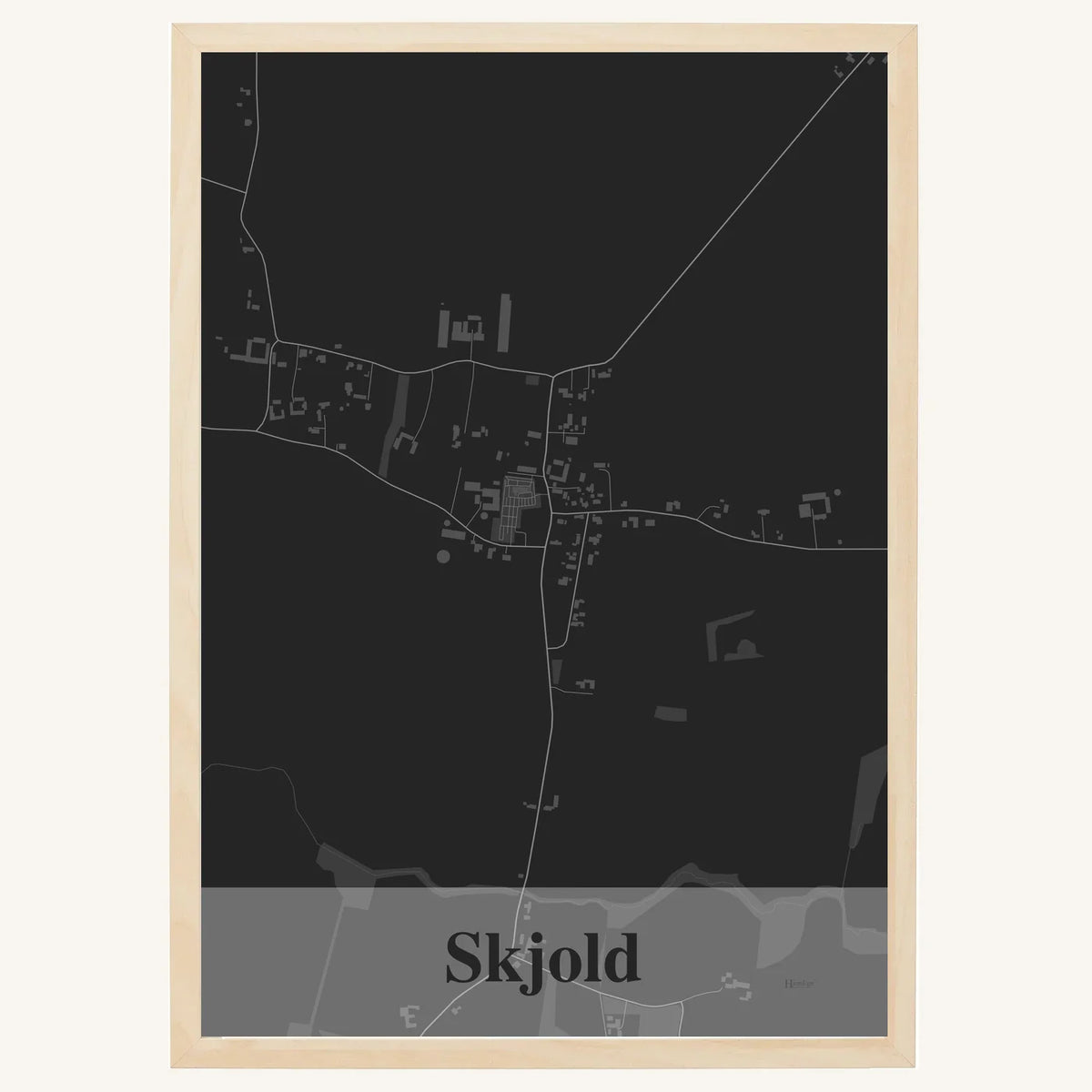 Skjold plakat – Firkantet 2026 – Mørk grå