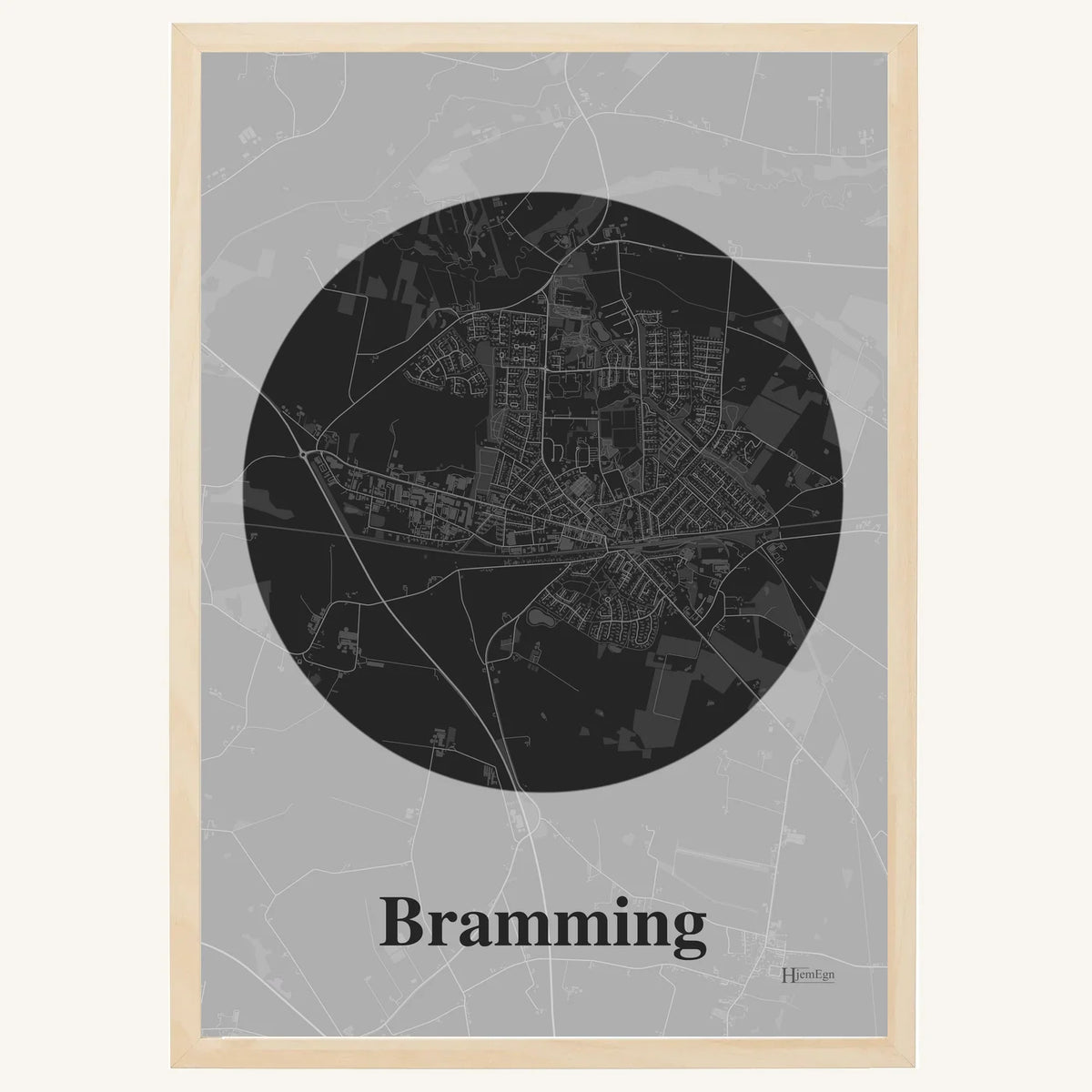 Bramming plakat – Centrum 2026 – Mørk grå