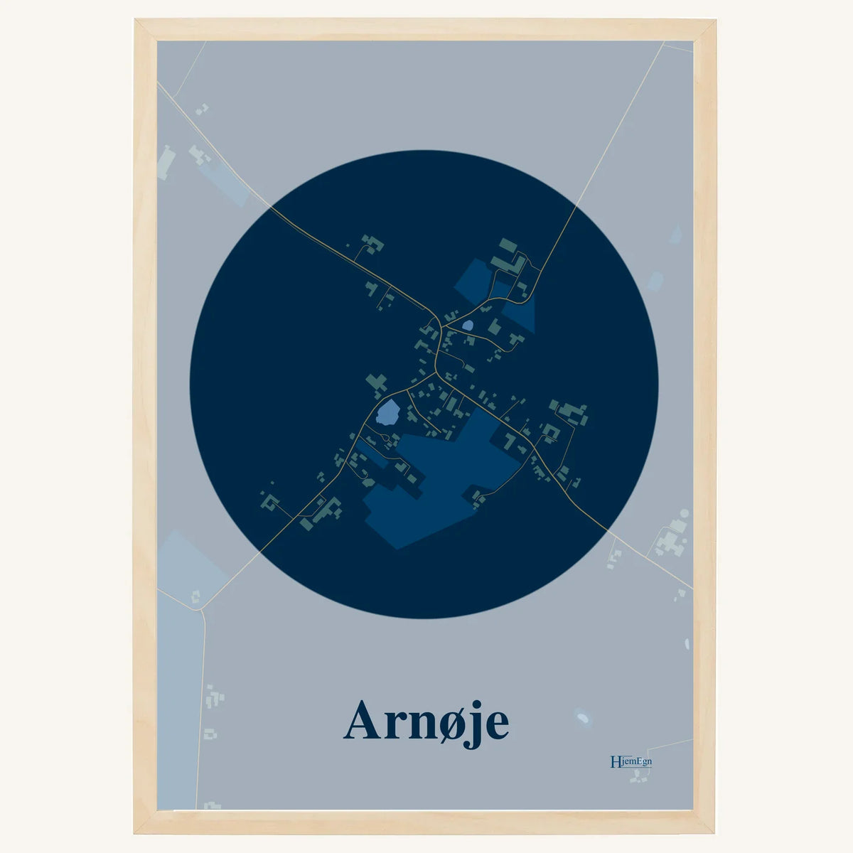 Arnøje plakat – Centrum 2026 – Mørk blå