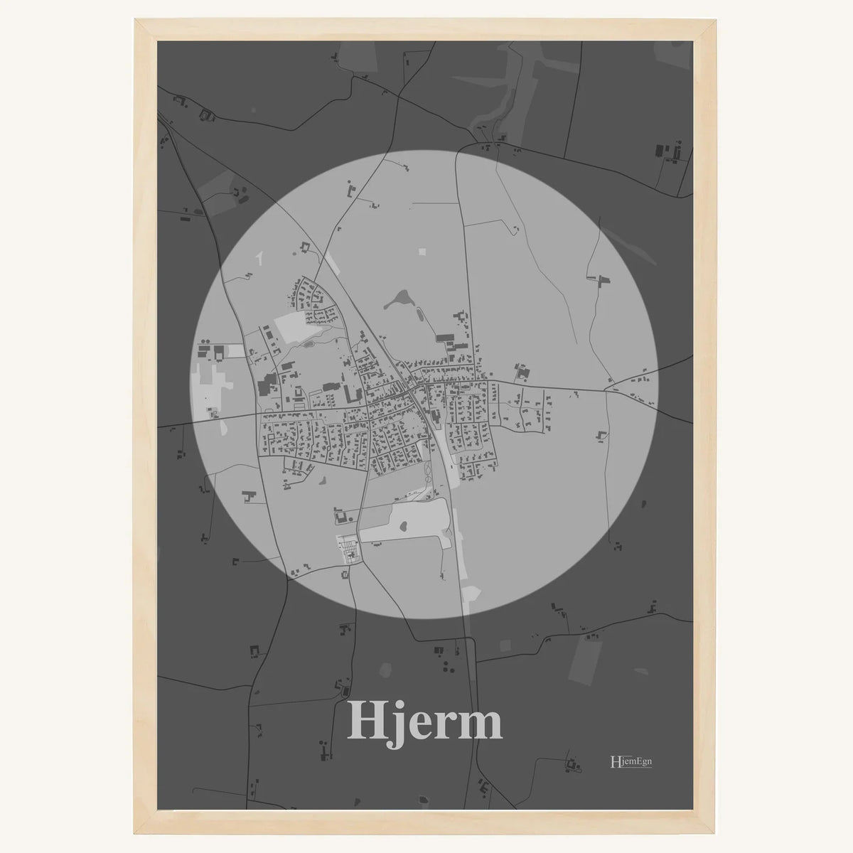 Hjerm plakat – Centrum 2026 – Lys pastel grå