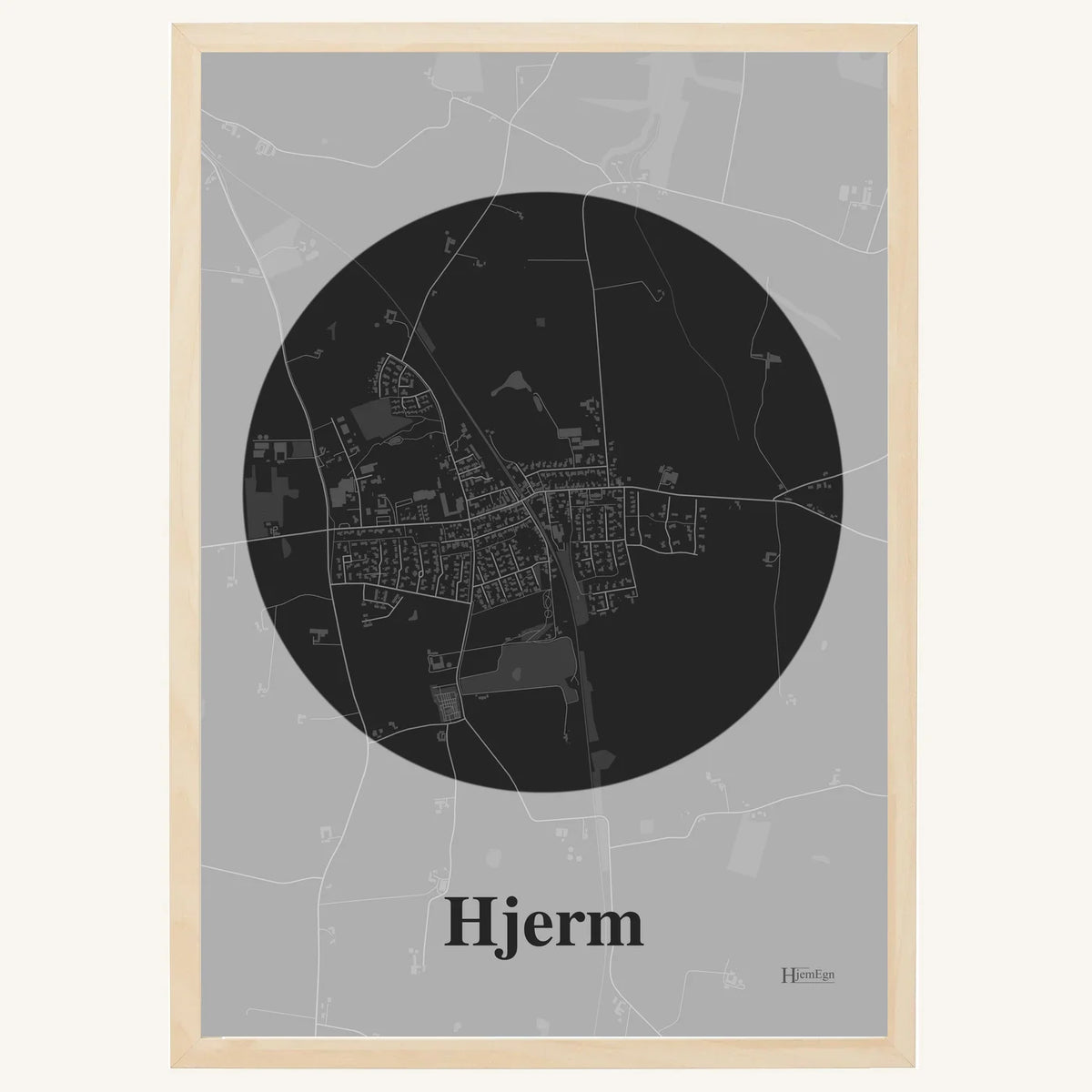 Hjerm plakat – Centrum 2026 – Mørk grå