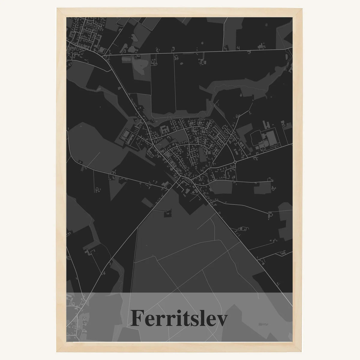 Ferritslev plakat – Firkantet 2026 – Mørk grå
