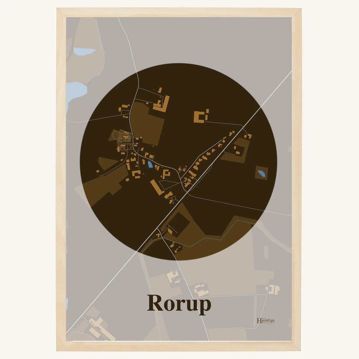 Rorup plakat – Centrum 2026 – Mørk brun