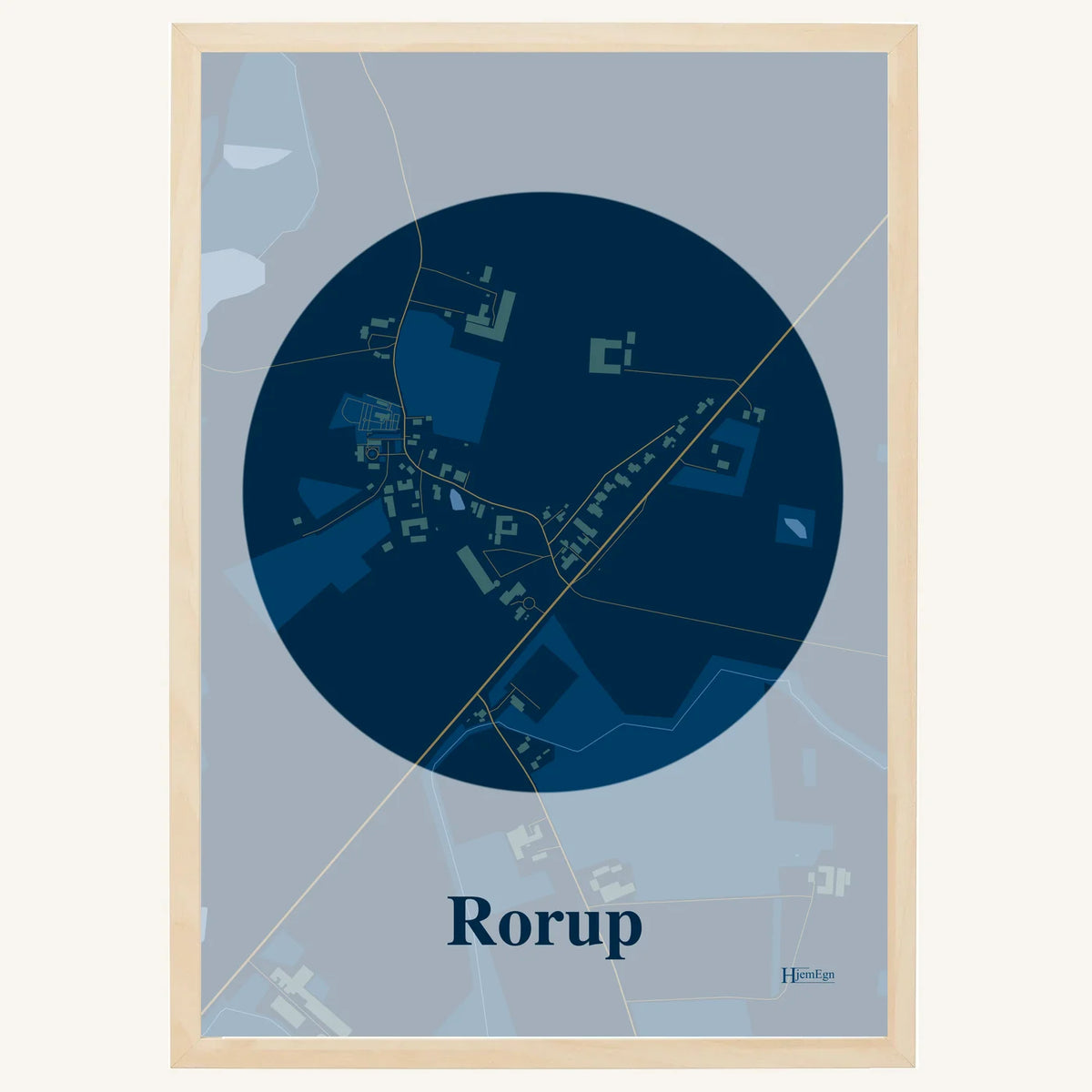 Rorup plakat – Centrum 2026 – Mørk blå