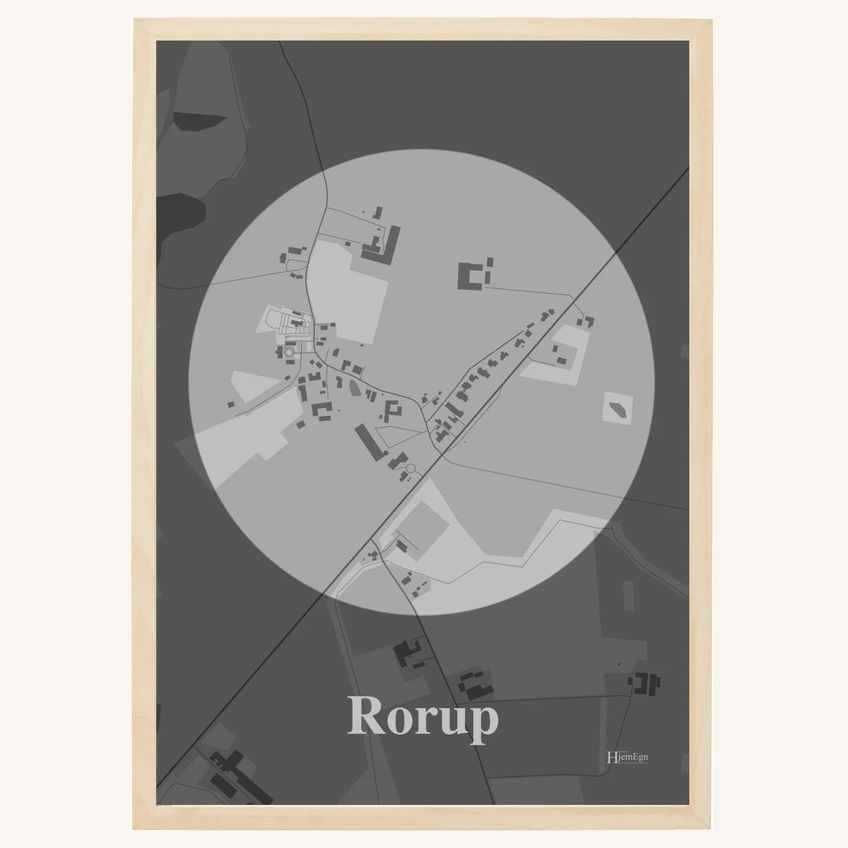Rorup plakat – Centrum 2026 – Lys pastel grå