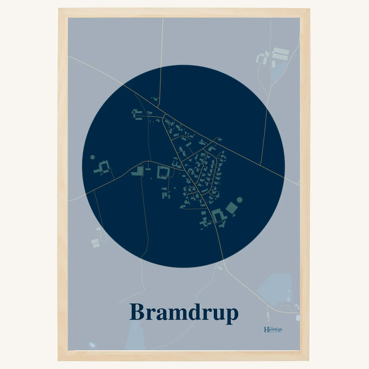 Bramdrup plakat – Centrum 2026 – Mørk blå