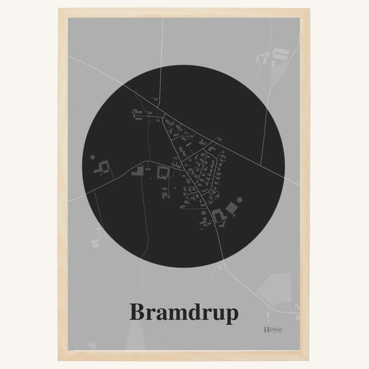 Bramdrup plakat – Centrum 2026 – Mørk grå