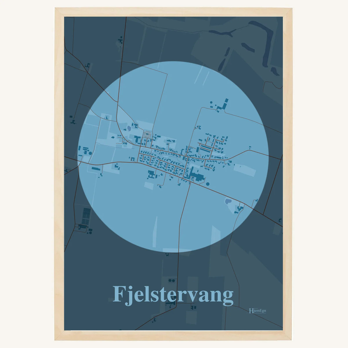Fjelstervang plakat – Centrum 2026 – Lys pastel blå