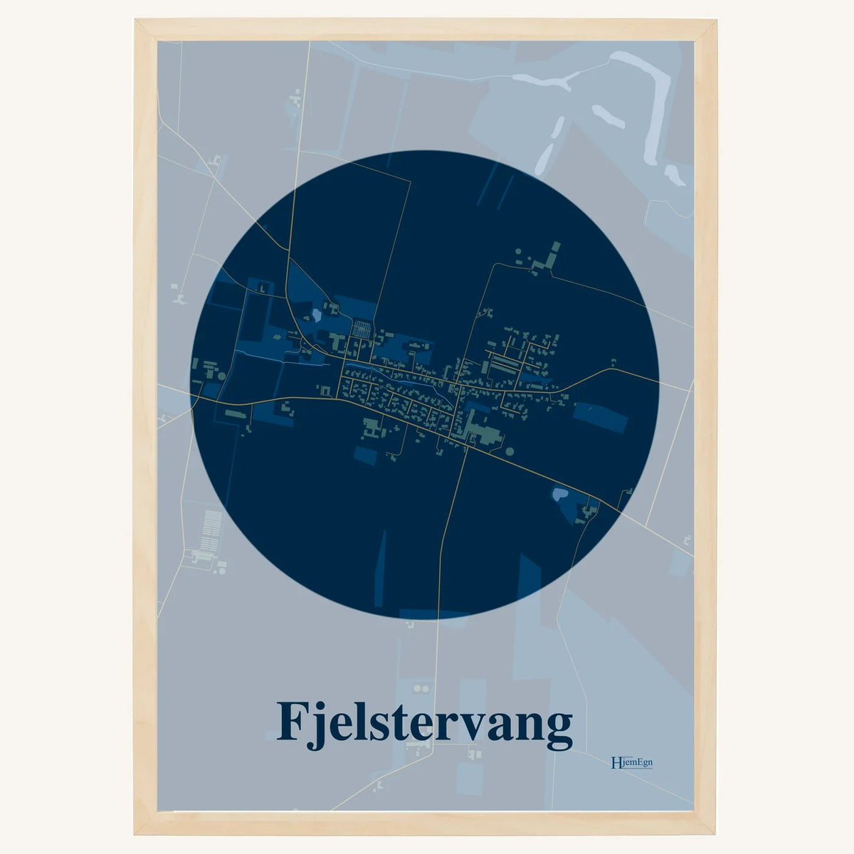 Fjelstervang plakat – Centrum 2026 – Mørk blå