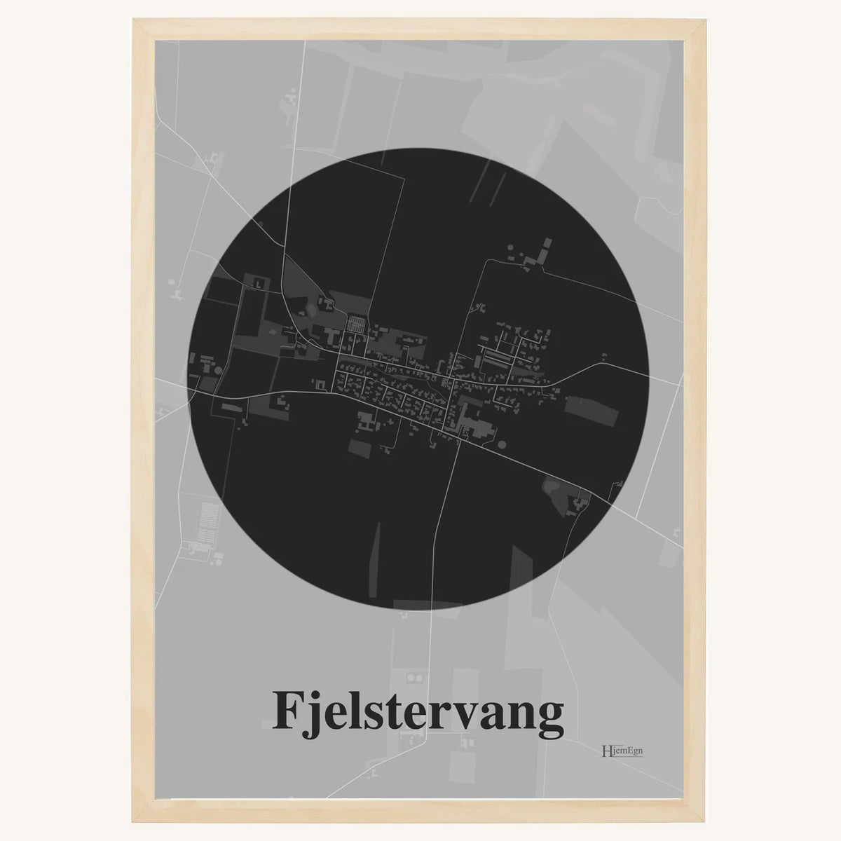 Fjelstervang plakat – Centrum 2026 – Mørk grå