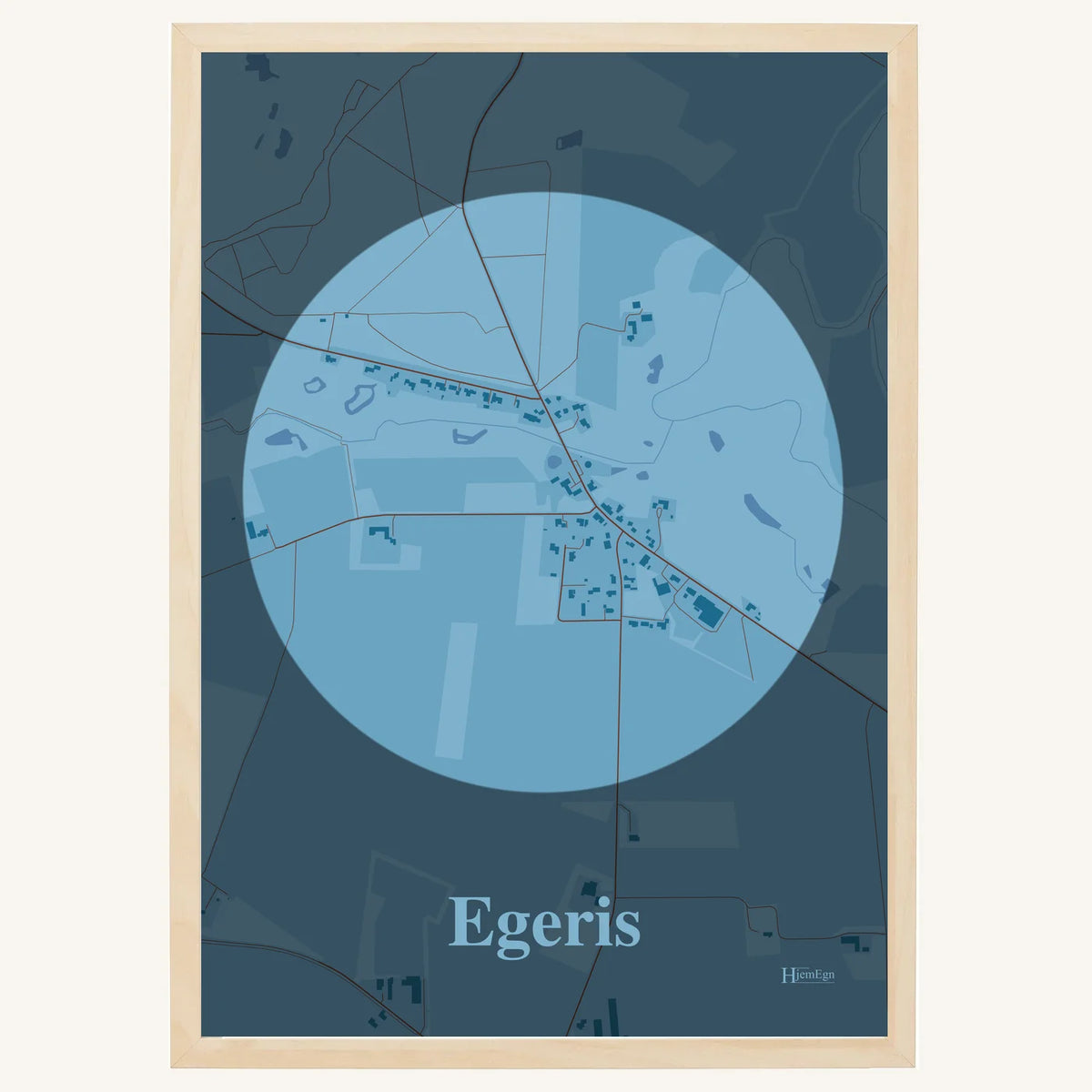 Egeris plakat – Centrum 2026 – Lys pastel blå