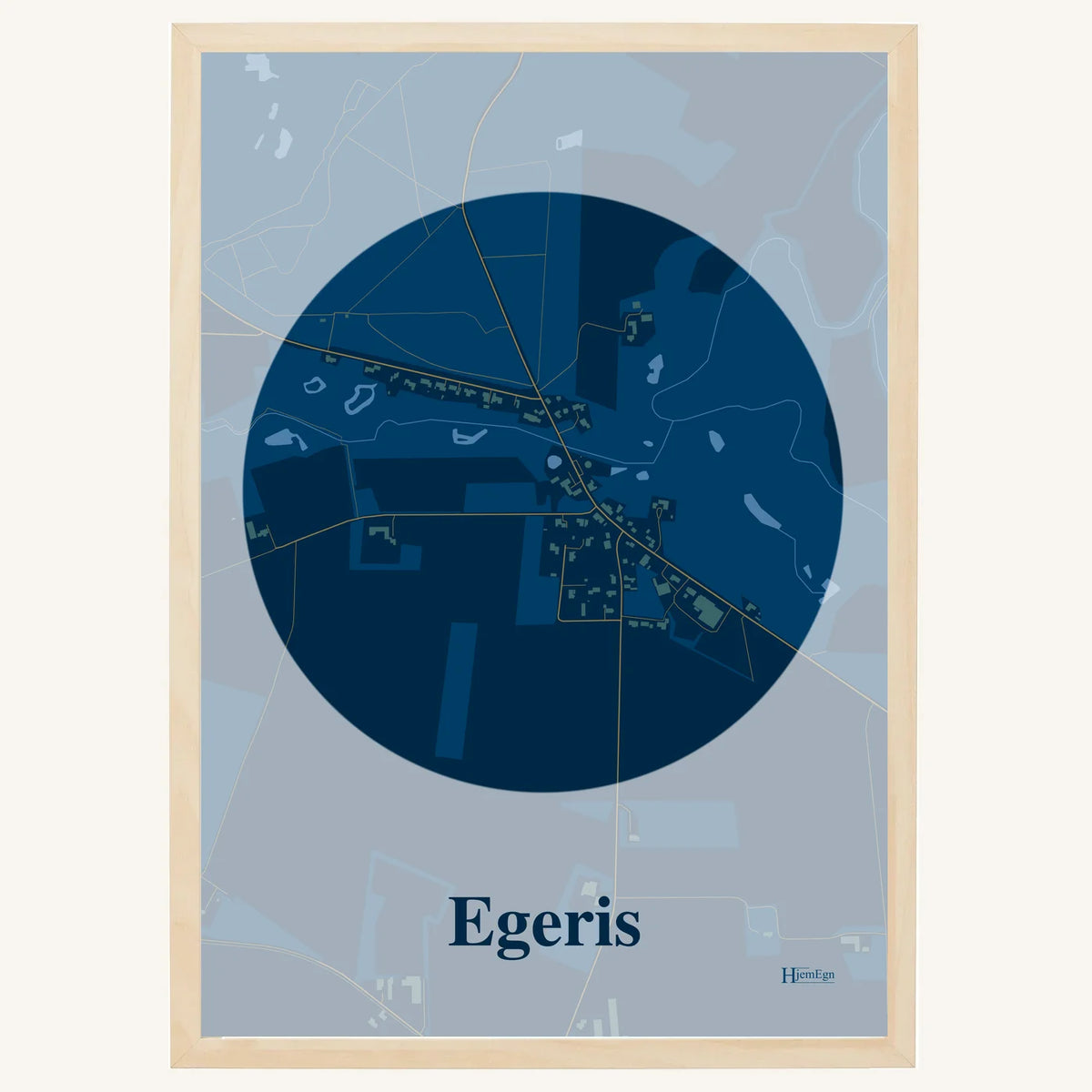 Egeris plakat – Centrum 2026 – Mørk blå
