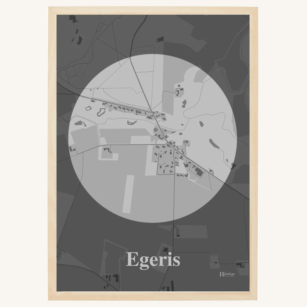 Egeris plakat – Centrum 2026 – Lys pastel grå