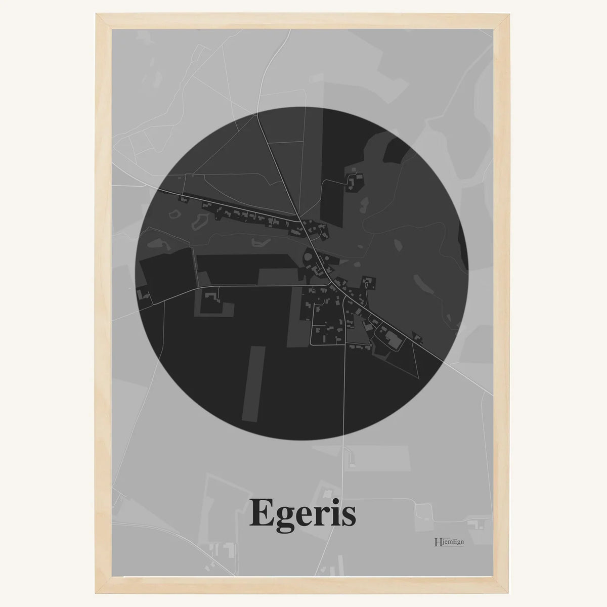Egeris plakat – Centrum 2026 – Mørk grå