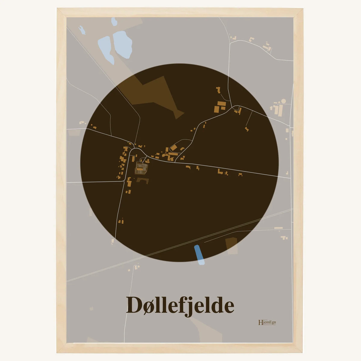 Døllefjelde plakat – Centrum 2026 – Mørk brun