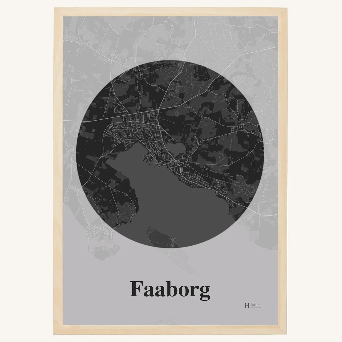 Faaborg plakat – Centrum 2026 – Mørk grå