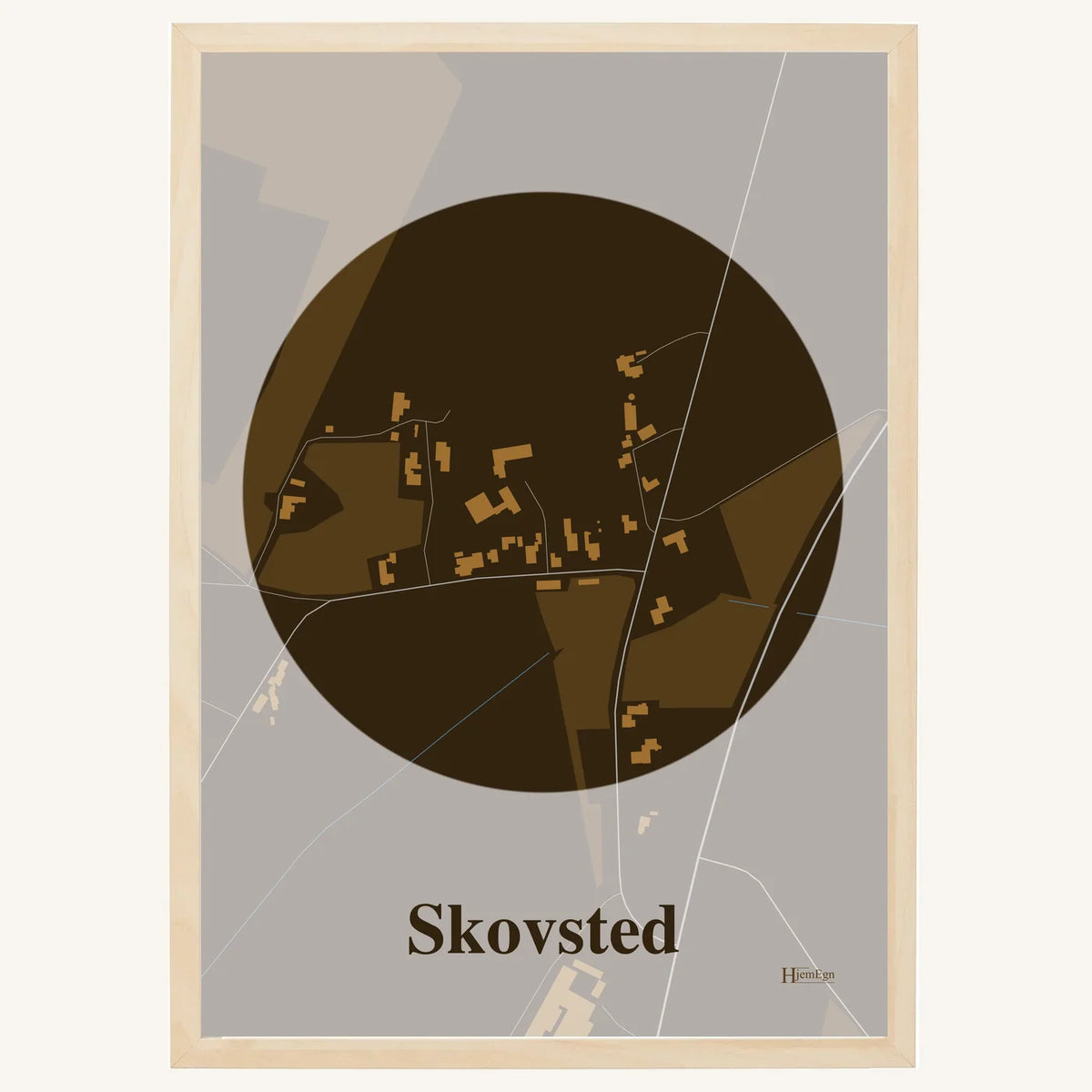 Skovsted plakat – Centrum 2026 – Mørk brun