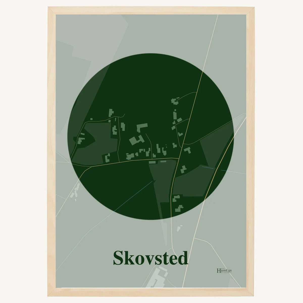 Skovsted plakat – Centrum 2026 – Mørk grøn