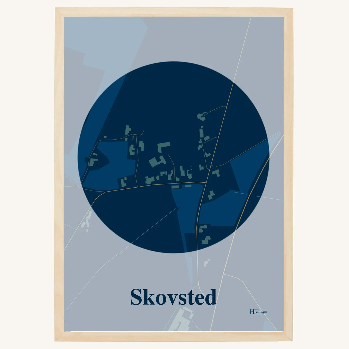 Skovsted plakat – Centrum 2026 – Mørk blå